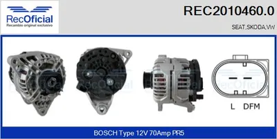 Alternator Seat AROSA · Vw LUPO I · Skoda FABIA I