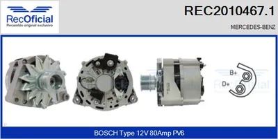 Alternator Mercedes-Benz 124 Coupe · Mercedes-Benz 124 Saloon · Mercedes-Benz 124 T-Model