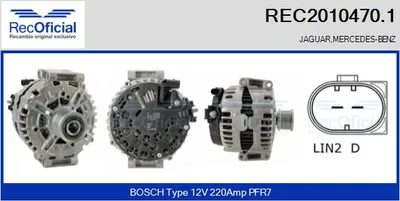Alternator Mercedes-Benz M-CLASS · Mercedes-Benz S-CLASS · Mercedes-Benz R-CLASS