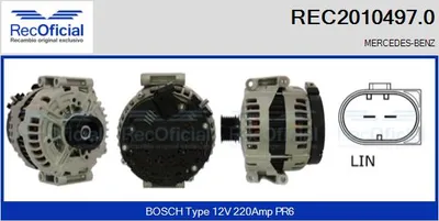 Alternator Mercedes-Benz S-CLASS · Mercedes-Benz S-CLASS Coupe