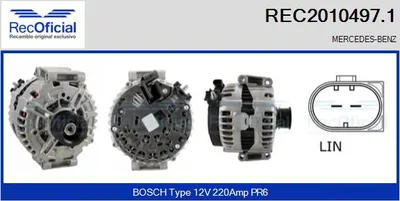 Alternator Mercedes-Benz S-CLASS · Mercedes-Benz S-CLASS Coupe