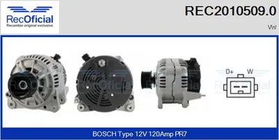 Alternator Vw PASSAT B3/B4 · Vw PASSAT B3/B4 Variant · Vw GOLF III