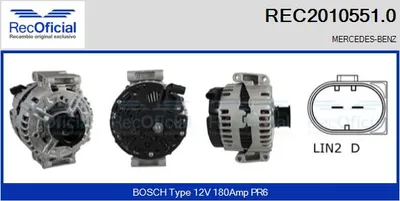 Alternator Mercedes-Benz SL · Mercedes-Benz E-CLASS · Mercedes-Benz CLK