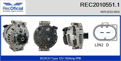 Alternator Mercedes-Benz SL · Mercedes-Benz E-CLASS · Mercedes-Benz CLK