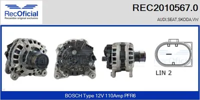 Alternator Seat IBIZA IV · Seat IBIZA IV SC · Vw POLO V