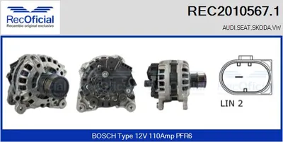 Alternator Seat IBIZA IV · Seat IBIZA IV SC · Vw POLO V