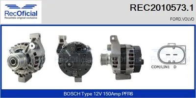 Alternator Volvo S80 II · Ford GALAXY II · Ford S-MAX