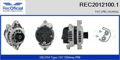 Alternator Opel COMBO Box Body/MPV · Opel CORSA B · Opel OMEGA B Estate