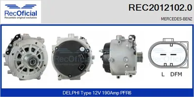 Alternator Mercedes-Benz G-CLASS · Mercedes-Benz E-CLASS · Mercedes-Benz E-CLASS T-Model