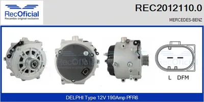 Alternator Mercedes-Benz E-CLASS · Mercedes-Benz E-CLASS T-Model · Mercedes-Benz M-CLASS