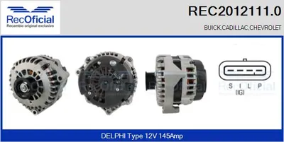 Alternator Cadillac ESCALADE · Chevrolet TAHOE