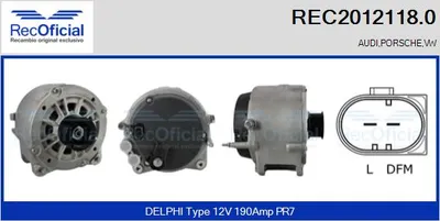 Alternator Vw TOUAREG