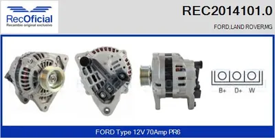 Alternator Ford SCORPIO I · Ford SCORPIO I Saloon · Ford SIERRA II Hatchback
