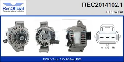 Alternator Ford MONDEO III Saloon · Ford MONDEO III · Ford MONDEO III Turnier