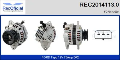 Alternator Mazda B-SERIE · Ford RANGER