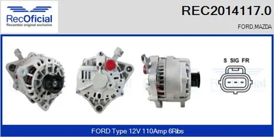 Alternator Mazda TRIBUTE
