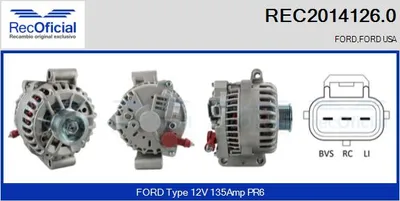 Alternator Ford Usa MUSTANG Coupe · Ford Usa MUSTANG Convertible