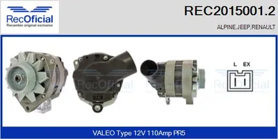 Alternator Renault ESPACE II · Renault 25 · Alpine V6