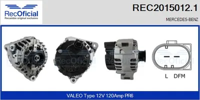Alternator Mercedes-Benz E-CLASS · Mercedes-Benz E-CLASS T-Model · Mercedes-Benz VIANO