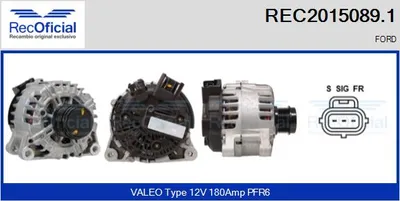 Alternator Ford MONDEO V Turnier · Ford MONDEO V Hatchback