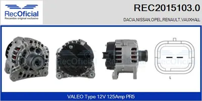 Alternator Renault KANGOO · Renault CLIO II · Renault KANGOO Express