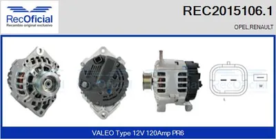 Alternator Renault LAGUNA I · Renault LAGUNA I Grandtour · Renault MEGANE I