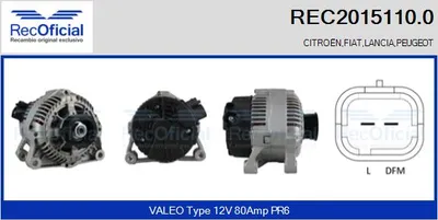 Alternator Peugeot 406 · Citroën BERLINGO / BERLINGO FIRST Box Body/MPV · Citroën BERLINGO / BERLINGO FIRST MPV