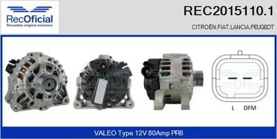 Alternator Peugeot 406 · Citroën BERLINGO / BERLINGO FIRST Box Body/MPV · Citroën BERLINGO / BERLINGO FIRST MPV