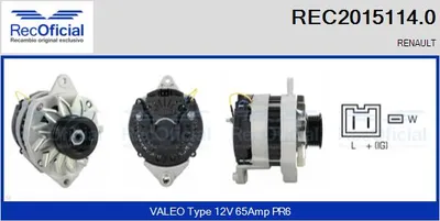 Alternator Renault RAPID Box Body/MPV · Renault CLIO I · Renault CLIO I Hatchback Van