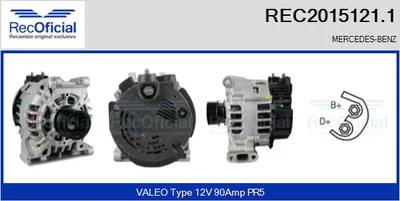 Alternator Mercedes-Benz A-CLASS · Mercedes-Benz VANEO