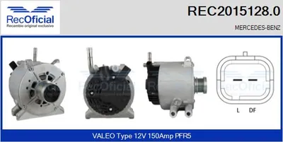 Alternator Mercedes-Benz A-CLASS · Mercedes-Benz VANEO
