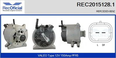 Alternator Mercedes-Benz A-CLASS · Mercedes-Benz VANEO