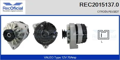 Alternator Peugeot 205 I Convertible · Peugeot 205 II · Peugeot 309 I