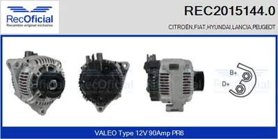 Alternator Peugeot 806 · Citroën XANTIA · Citroën ZX