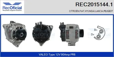 Alternator Peugeot 806 · Citroën XANTIA · Citroën ZX