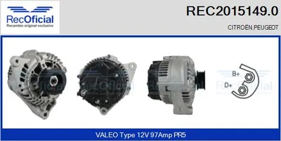 Alternator Peugeot 106 I · Citroën ZX · Peugeot 306 Hatchback