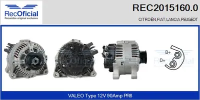 Alternator Peugeot 806 · Citroën XANTIA · Peugeot 306 Hatchback