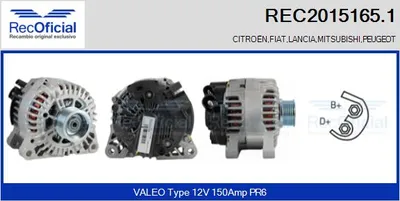 Alternator Peugeot 806 · Citroën XANTIA · Citroën EVASION MPV