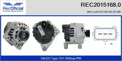 Alternator Rover 75 · Land Rover FREELANDER I · Rover 75 I Tourer