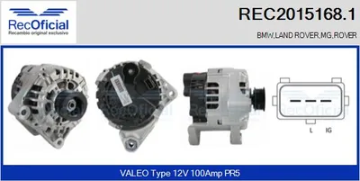Alternator Rover 75 · Land Rover FREELANDER I · Rover 75 I Tourer