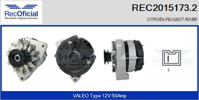 Alternator Rover 100 / METRO Hatchback · Peugeot 205 I Convertible · Peugeot 205 II