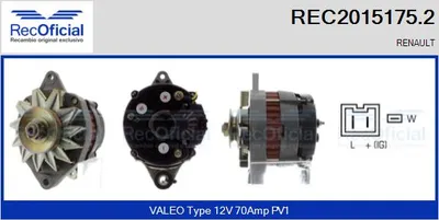 Alternator Renault ESPACE II · Renault 21 Saloon · Renault 21 Estate