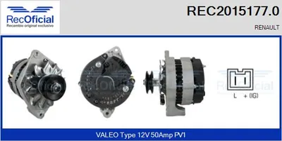 Alternator Renault RAPID Box Body/MPV · Renault CLIO I · Renault 11