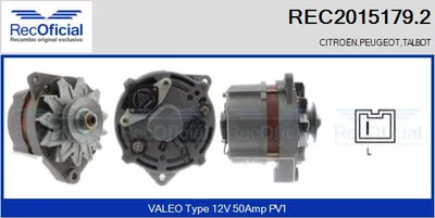 Alternator Peugeot 104 · Peugeot 104 Coupe · Talbot SAMBA