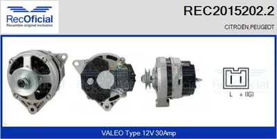 Alternator Citroën LNA · Citroën VISA