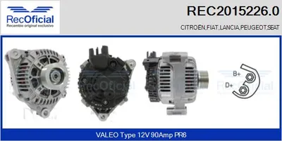 Alternator Peugeot 806 · Citroën XANTIA · Citroën ZX