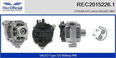 Alternator Peugeot 806 · Citroën XANTIA · Citroën ZX