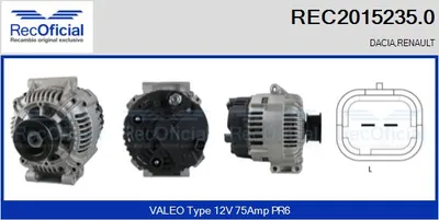 Alternator Renault LAGUNA I · Renault LAGUNA I Grandtour · Renault MEGANE I