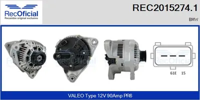 Alternator Bmw 3 Compact · Bmw 3 Convertible · Bmw 3