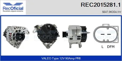 Alternator Vw SHARAN · Seat ALHAMBRA · Seat AROSA